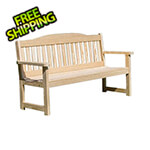 Creekvine Designs 64" Treated Pine English Garden Bench