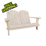 Creekvine Designs 53" Treated Pine Low Curveback Garden Bench