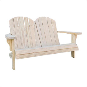 53" Treated Pine Low Curveback Garden Bench