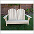 53" Treated Pine Low Curveback Garden Bench