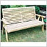53" Treated Pine Rollback Garden Bench
