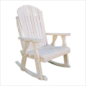 Treated Pine Curveback Rocking Chair