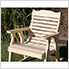 Treated Pine Crossback Rocking Chair