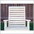 Treated Pine Rollback Rocking Chair