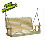 Creekvine Designs 53" Treated Pine Rollback Porch Swing