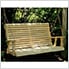 53" Treated Pine Rollback Porch Swing