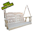 Creekvine Designs 53" Treated Pine Starback Porch Swing