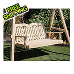 Creekvine Designs 64" Treated Pine Heartback Swingbed
