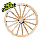 Creekvine Designs 36" Treated Pine Decorative Wagon Wheel