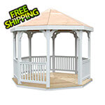 Creekvine Designs 10' Vinyl Octagon Gazebo