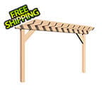 Creekvine Designs 3' x 14' Red Cedar Monterrey Pergola