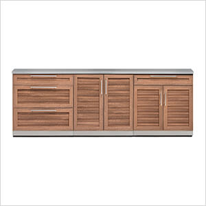 Grove 4-Piece Outdoor Kitchen Set with Countertops