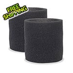 Workshop Vacs Multi-Fit Foam Sleeve Filter for Wet-Dry Shop Vacuum (2-Pack)