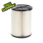 Workshop Vacs Multi-Fit Replacement Wet Dry Cartridge Filter for Select RIDGID Vacuum Cleaners