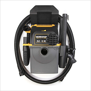 5 Gallon 5.0 Peak HP Portable Wall Mount Wet/Dry Vac