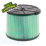 Workshop Vacs Compact HEPA Media Filter for Wet Dry Shop Vacuum