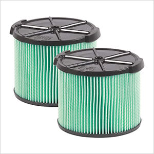 Compact HEPA Media Filter for Wet Dry Shop Vacuum (2-Pack)