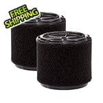 Workshop Vacs Compact Wet Foam Filter for Wet Dry Shop Vacuum (2-Pack)