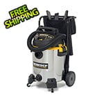 Workshop Vacs 16 Gallon 6.5 Peak HP Stainless Steel Wet/Dry Cart Vac