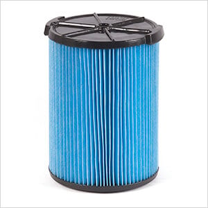 Multi-Fit Fine Dust Wet Dry Cartridge Filter for 5-16 Gallon Vacuums