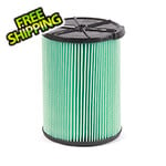 Workshop Vacs Multi-Fit HEPA Media Wet Dry Cartridge Filter for 5-16 Gallon Vacuums