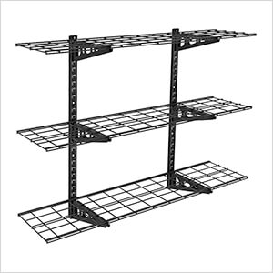 3-Tier 1' x 4' Adjustable Wall Shelves