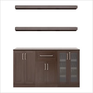 Espresso 6-Piece Cabinet Set