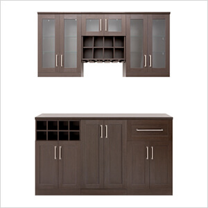 Espresso 7-Piece Cabinet Set