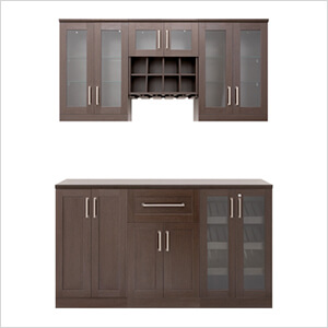 Espresso 7-Piece Cabinet Set