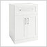 White 7-Piece Cabinet Set
