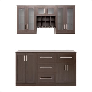 Espresso 7-Piece Cabinet Set