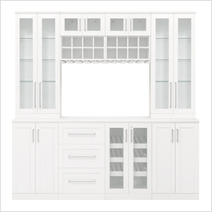 White 9-Piece Cabinet Set