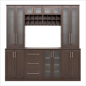 Espresso 9-Piece Cabinet Set
