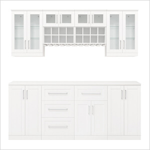 White 9-Piece Cabinet Set