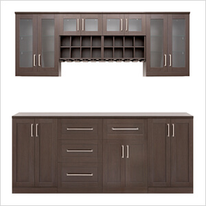 Espresso 9-Piece Cabinet Set