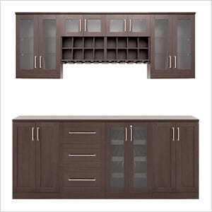 Espresso 9-Piece Cabinet Set