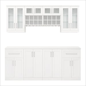 White 9-Piece Cabinet Set