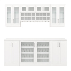 White 8-Piece Cabinet Set