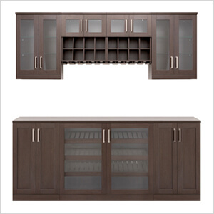 Espresso 8-Piece Cabinet Set