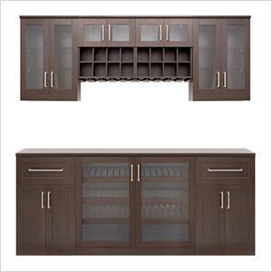 Espresso 8-Piece Cabinet Set