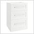 White 7-Piece Cabinet Set with Granite Countertop