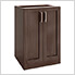 Espresso 7-Piece Cabinet Set with Granite Countertop