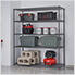 PRO Black 5-Tier Steel Wire Garage Storage Shelving Unit