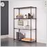 PRO Dark Bronze 4-Tier Steel Wire Garage Storage Shelving Unit