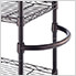 Dark Bronze 5-Tier Rolling Pantry Rack