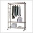 Rolling Garment Rack in Bronze Anthracite