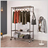 Rolling Garment Rack in Bronze Anthracite