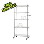 Trinity 5-Tier Rolling Pantry Rack