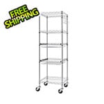 Trinity EcoStorage 5-Tier Rolling Square Rack