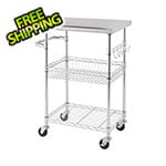 Trinity 24" Stainless Steel NSF Kitchen Cart